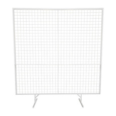 Backdrop Square Standing Frame w Mesh White (1.8x2mH)