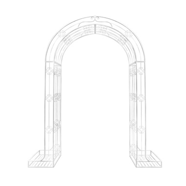 Wedding Arches - Wedding Flower Arch Elegance White (211x40x263cmH)