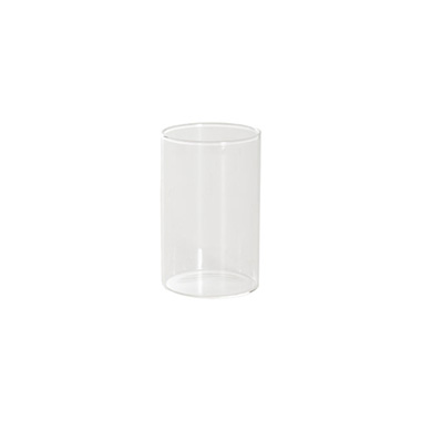 Gift Candle - Candelabras - Closed Bottom Hurricane Glass Sleeve Clear (5cmDx15cmH)
