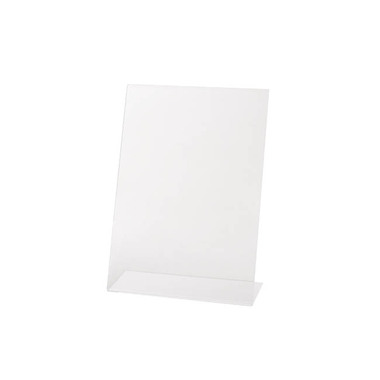 Place Card Holders - Slanted A4 Sign Holder Display Stand Clear (21cmx30cmH)