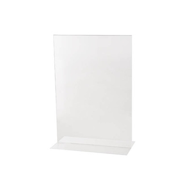 Place Card Holders - A3 Sign Holder Display Stand Clear (30cmx42cmH)