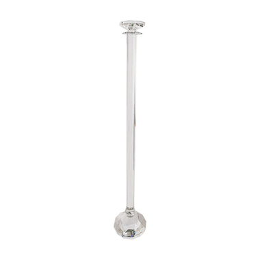 Crystal Glass Tall Candle Holder Clear (75cmH)