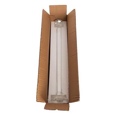 Crystal Glass Tall Candle Holder Clear (75cmH)