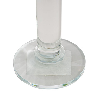 Classic Crystal Glass Candle Holder Clear (23cmH)