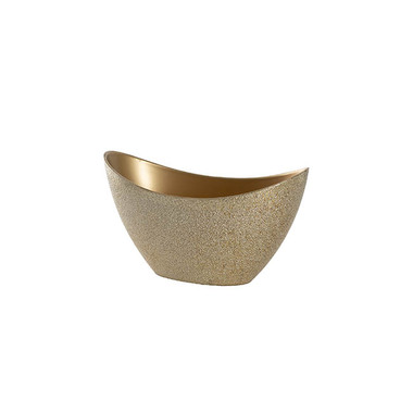 Decorative Trays - Oval Bowl Metallic Gold (20x10.5x11.5cmH)