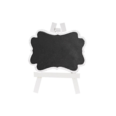 Mini Chalkboard Easel Pack 2 White (12.5x14.5cmH)