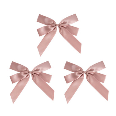 Wedding Car Ribbon - Pre Made Multi Use Bow Pack 3 Pink (20cmx20cm)
