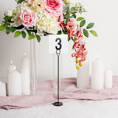 Place Card Table Number Holder Pack 2 Black (30cmH)
