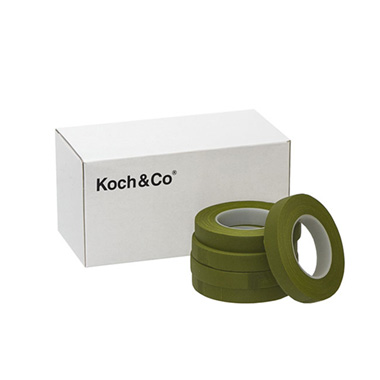 Floral Tape - ECO Paper Parafilm Floral Tape Single Green (12.5mm x 27m)