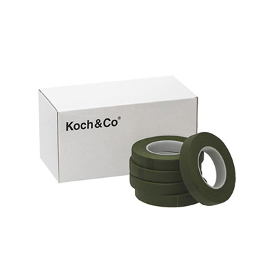 Floral Tape - ECO Paper Parafilm Floral Tape Pack 2 D Green (12.5mm x 27m)