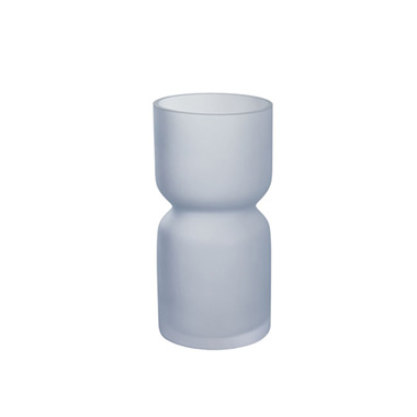 Coloured Glass Vases - Glass Ellen Vase Light Blue (11Dx22cmH)