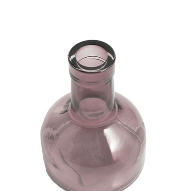 Glass Vintage Bottle Bud Vase Dark Brown (3.3TDx8.4BDx12cmH)