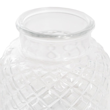 Glass Ann Bottle Small Clear (12.3x12cmH)