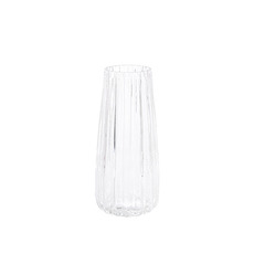 Recycled Style Glass Vases - Glass Rove Posy Vase Clear (6.5TDx10Dx21cmH)