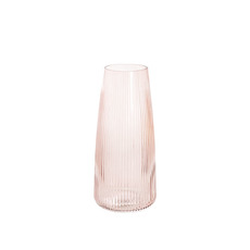 Recycled Style Glass Vases - Glass Rove Posy Vase Pink (6.5TDx10Dx21cmH)