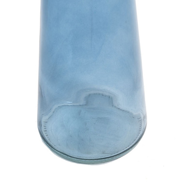 Glass Vintage Evelyn Bottle Bud Vase Blue 500ml 8.5x22.5cmH
