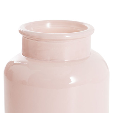 Glass Botany Bottle Mini Glossy Sand Pink (12x12cmH)