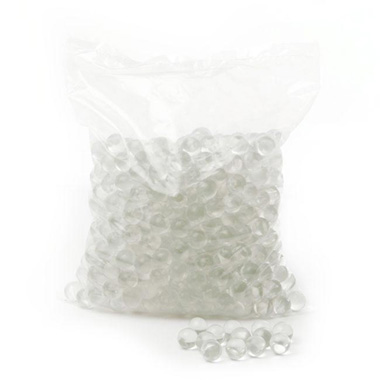 Glass Marbles - Glass Marbles 15mmD Clear 375pcs 2KG Bag