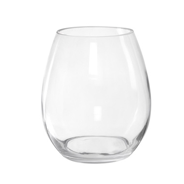 Glass Claire Vase Clear (22Dx26cmH)