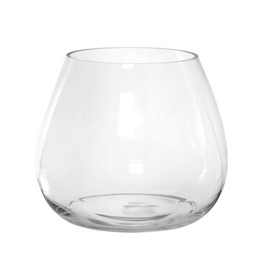 Clear Glass Vases - Glass Greta Bowl Clear (16.5TDx24.5Dx21cmH)