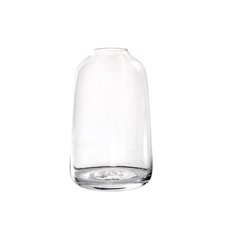 Clear Glass Vases - Glass Hamia Vase Clear (12Dx20cmH)