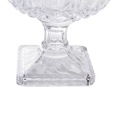 Versailles Crystal Glass Vase Compote Clear (26Dx25cmH)