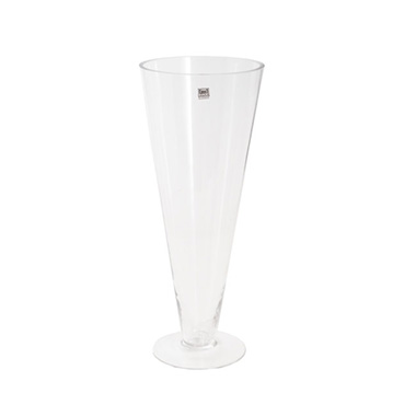Glass Julep Vase Clear (14.5Dx35cmH)