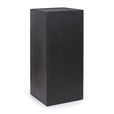 Fibreglass Pedestals - Fibreglass Plinth Square Matte Black (33x33x90cmH)