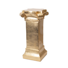 Fibreglass Pedestals - Fibreglass Pedestal Champagne Gold (39x39x78cmH)