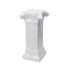 Fibreglass Pedestals - Fibreglass Pedestal Gloss White (39x39x78cmH)