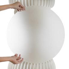 Elegant Foldable Paper Plinth White (50Dx70cmH)