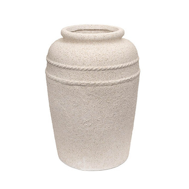 Fibreglass Urns - Fibreglass Roman Planter Limestone Sand (40x65cmH)