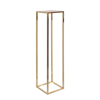 Wedding Centrepieces - Metal Centrepiece Flower Table Stand Gold (20x20x86cmH)