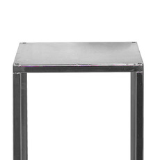 Metal Centrepiece Flower Table Stand Silver (25x25x96cmH)