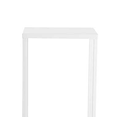 Metal Centrepiece Flower Table Stand White (25x25x95cmH)