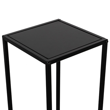 Metal Centrepiece Flower Table Stand KD Black (30x30x110cmH)