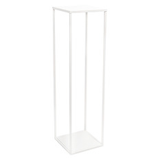 Wedding Centrepieces - Metal Centrepiece Flower Table Stand White (30x30x110cmH)