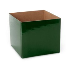 Posy Boxes - Posy Box Mini Hunter Green (13x12cmH)