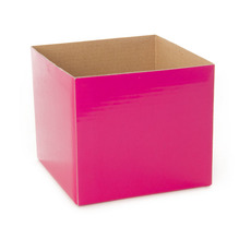 Posy Boxes - Posy Box Mini Hot Pink (13x12cmH)