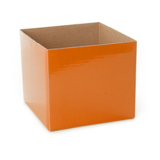 Posy Boxes - Posy Box Mini Orange (13x12cmH)