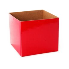 Posy Boxes - Posy Box Mini Red (13x12cmH)
