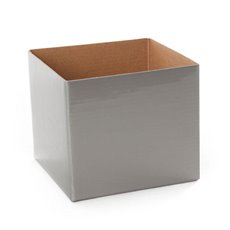 Posy Boxes - Posy Box Mini Silver (13x12cmH)