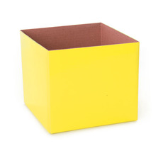 Posy Boxes - Posy Box Mini Yellow (13x12cmH)