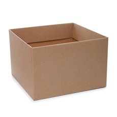 Posy Boxes - Posy Box Large with Flap Matte Kraft (22x14cmH)