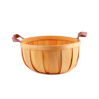 Woven Barrel Bowl Natural (28x13.5cmH)