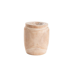 Flower Pot Covers - Wooden Hezlett Pot Natural (16cmx20cmH)