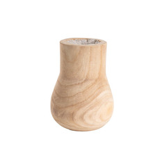 Flower Pot Covers - Wooden Kettle Pot Natural (20cmx26.5cmH)
