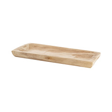 Wood Slices - Natural Wooden Tray Rectangle (42cmx20cmx4cmH)