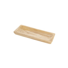 Natural Wooden Tray Rectangle (35.5cmx15cmx3.5cmH)