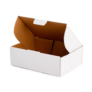 Kraft Mailing Box Pack 10 A5 Small White (220Wx160Dx78mmH)